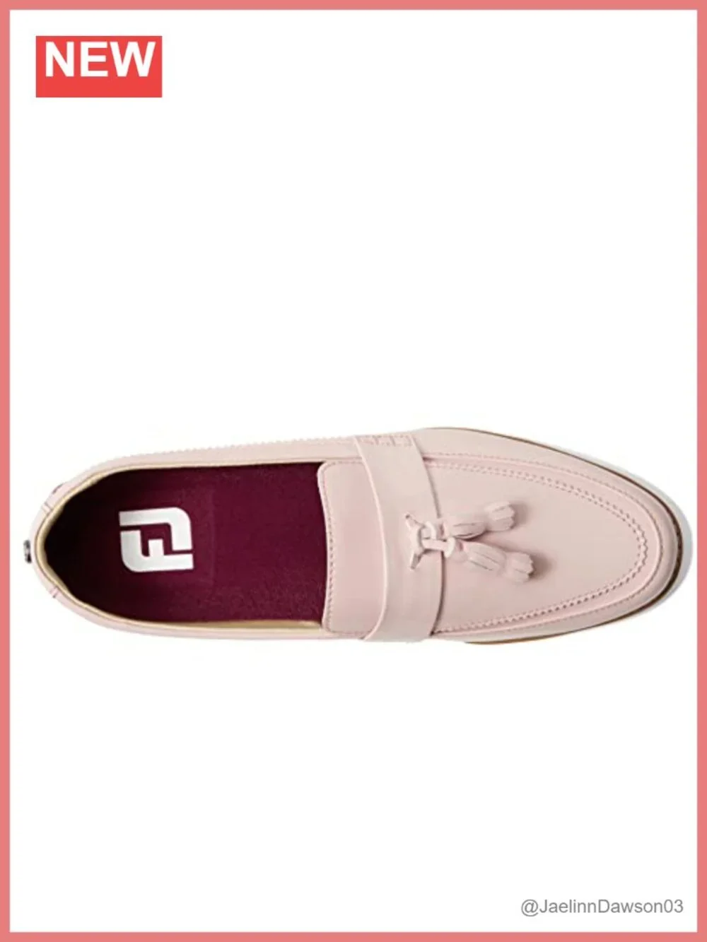 Footjoy Women's Fj Sandy Slip-On Golf Shoes Leather Spikeless